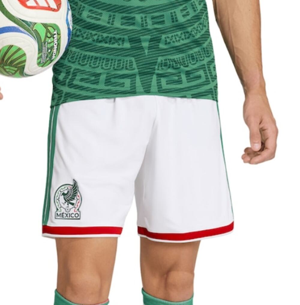 New Adidas Mexico 2026 Home Soccer Shorts White Men’s XL